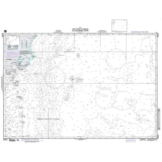 Paradise Clay NGA_97015 NGA Chart E. Coast of Honshu Including Nampo - Shoto