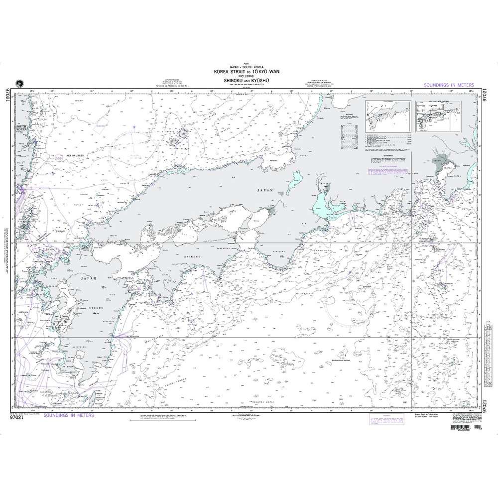 Paradise Clay NGA_97021 NGA Chart Korea Strait to Tokyo - Wan