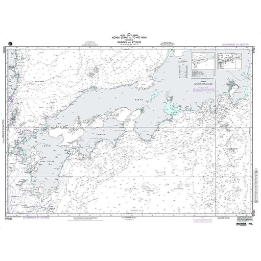 Paradise Clay NGA_97021 NGA Chart Korea Strait to Tokyo - Wan