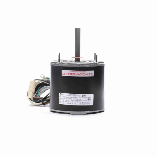 Century MULTIFIT® Condenser Fan Motor, 1/4, 1/5, 1/6 HP, 1 Ph, 60 Hz, 208-230 V, 1625 RPM, 1 Speed, 42 Frame, TEAO - 9724