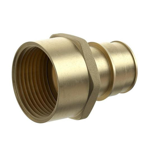 Jones Stephens F76171 1-1/4” F1960 x FIP Brass PEX Adapter, Bag of 6