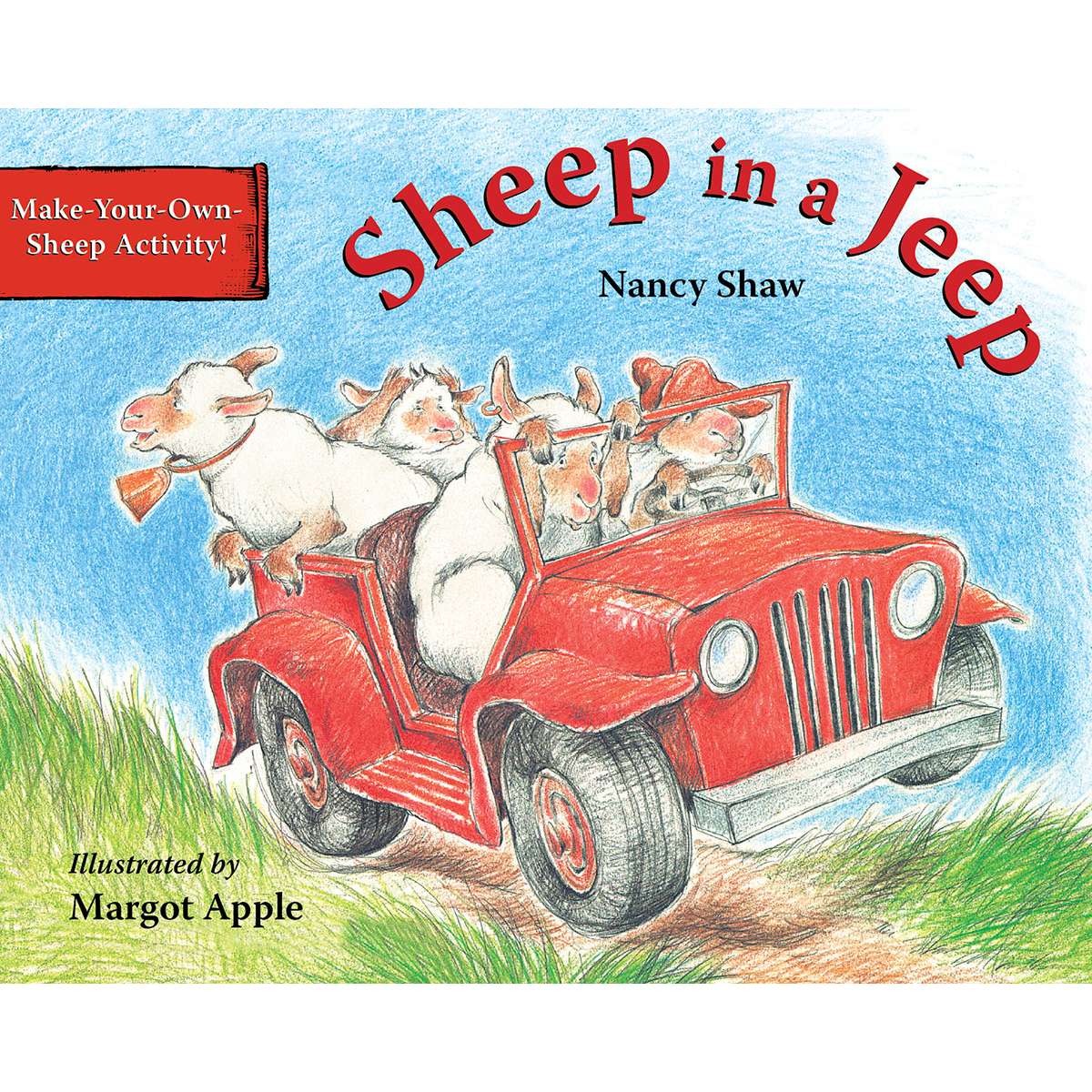 Paradise Clay HMC343 Sheep in a Jeep: Board Book - Book