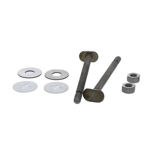 Jones Stephens C02990SS 1/4" x 3-1/2" Premium Snap-Off Style Stainless Steel Closet Bolts with Retainers