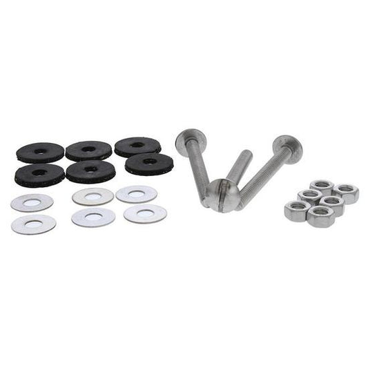 Jones Stephens C03280 5/16" x 3" Tri-Bolt Tank to Bowl Bolt Set with Brass Bolts
