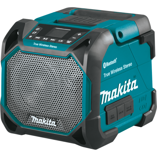 Makita XRM11 18V LXT® / 12V max CXT® Lithium‘Ion Cordless/Corded Bluetooth® Job Site Speaker, Tool Only