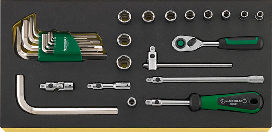 Stahlwille 96830364 TCS 1/4 QR + 10760 Tool Assortment Qr