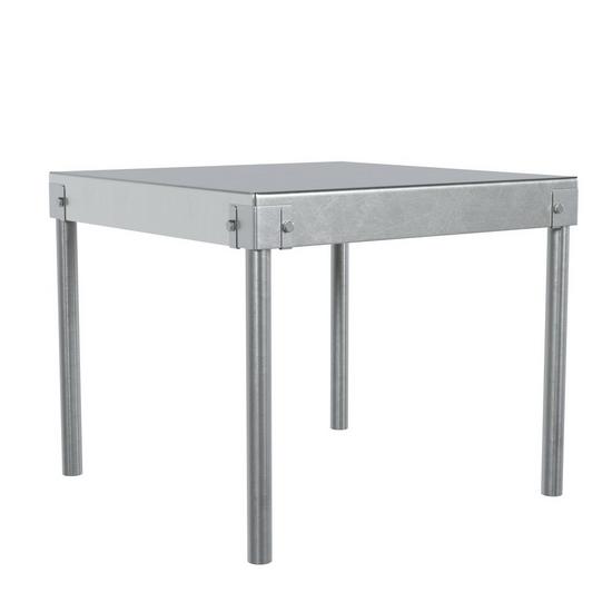 Jones Stephens J36207 21-1/2" Galvanized Water Heater Stand, Square