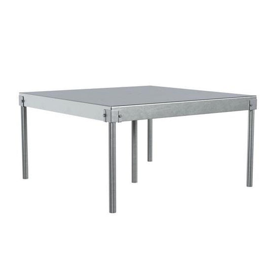 Jones Stephens J36210 34" Galvanized Water Heater Stand, Square