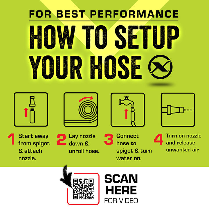 FlexZilla HFZG550YW Garden Hose, 5/8" x 50', 3/4" - 11 1/2 GHT Fittings