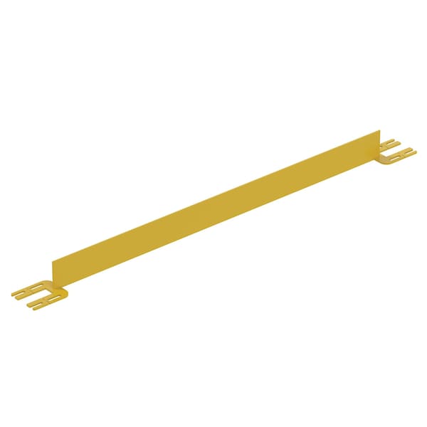 Vestil VDKR-5-TB Safety Railing Toe Board 5' Yellow