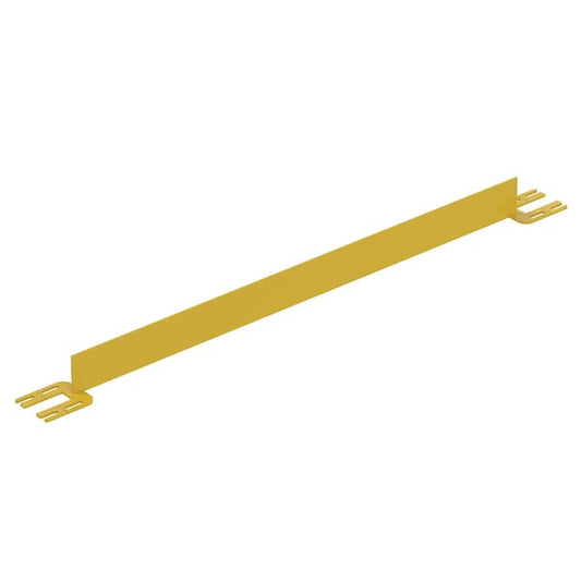 Vestil VDKR-5-TB Safety Railing Toe Board 5' Yellow