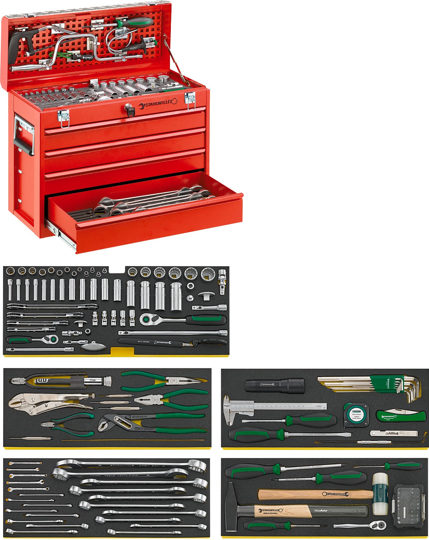 Stahlwille 98814803 13214 Line Maintenance Set In Tool Box No 13216/4