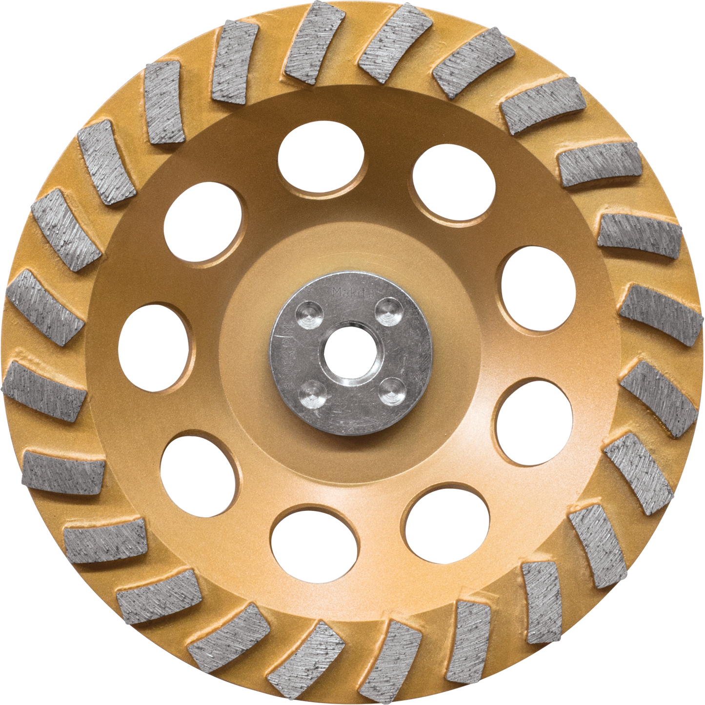 Makita A-96425 7" Low‘Vibration Diamond Cup Wheel, 24 Segment Turbo