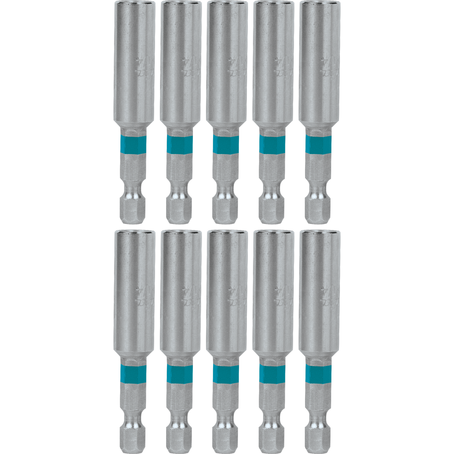 Makita A-96986 ImpactX, 2‘3/8³ One Piece Magnetic Insert Bit Holder, 10/pk, Bulk