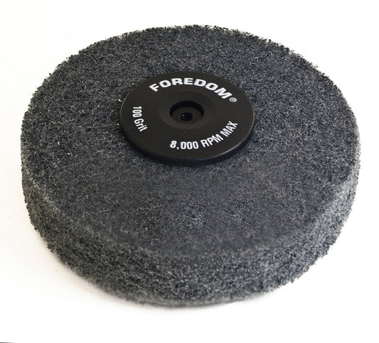 Foredom A-5554 Unitized Non-Woven Wheel, 320 Grit, 110Mm Diameter