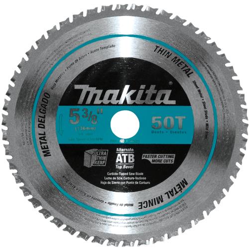 Makita A-94524 5‘3/8" 50T Carbide‘Tipped Saw Blade, Ferrous Metal‘Thin Gauge