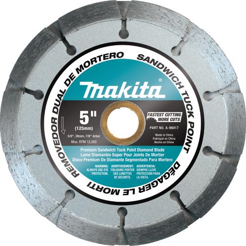 Makita A-96017 5" Dual Sandwich Diamond Tuck Point Blade