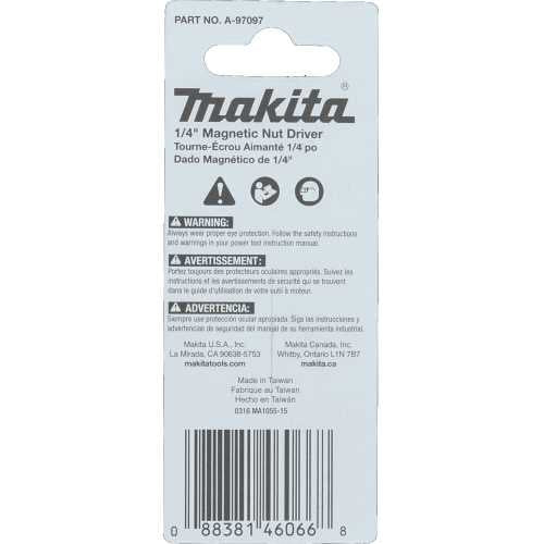 Makita A-97097 ImpactX 1/4³ x 1˜3/4³ Magnetic Nut Driver