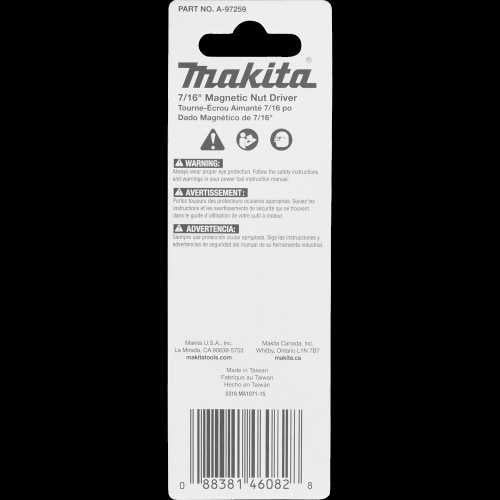 Makita A-97259 ImpactX 7/16³ x 2˜9/16³ Magnetic Nut Driver