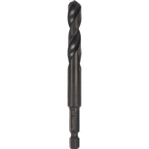 Makita A-97835 3/8" Black Oxide Drill Bit, 1/4" Hex Shank