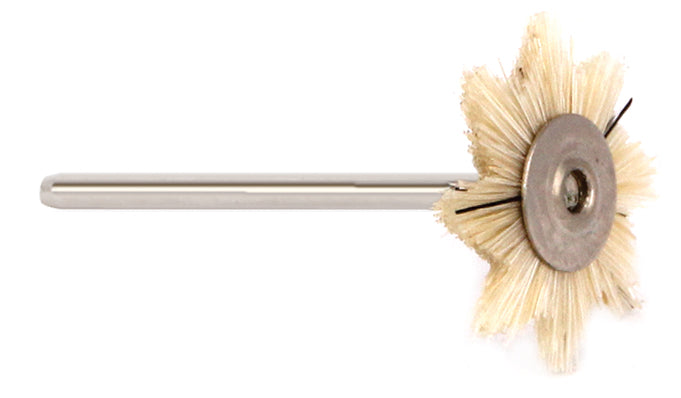 Foredom A-MB13-12 Cup Brush, Black Bristle,12 Mm Dia., 9.5Mm L, 2.35Mm