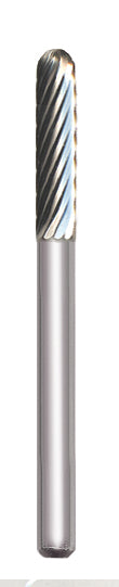 Foredom A-CR-2 Carbide Bur, Cyl Rad, Medium, 1/8