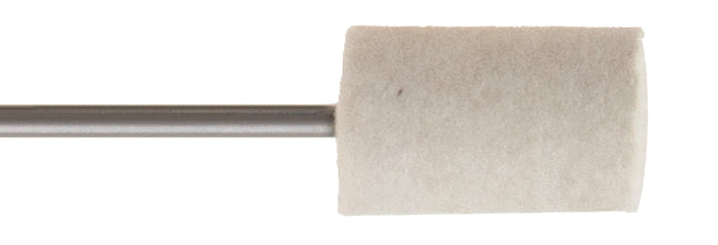 Foredom A-MS15 Mtd Felt Bob-Medium Cylinder, 6mm, 2.35mm
