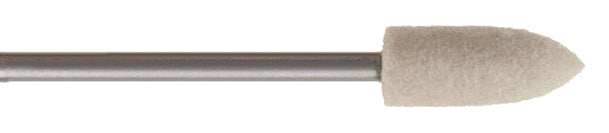 Foredom A-MS19-12 Mtd Felt Bob-Medium Bullet, 12Mm, 2.35Mm