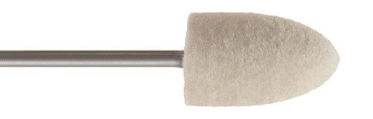 Foredom A-MS20-24 Mtd Felt Bob-Medium Round, 8X16Mm, 2.35Mm