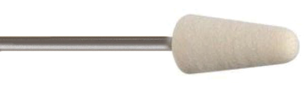 Foredom A-MS22-24 Mtd Felt Bob-Medium Cone, 8X16Mm, 2.35Mm