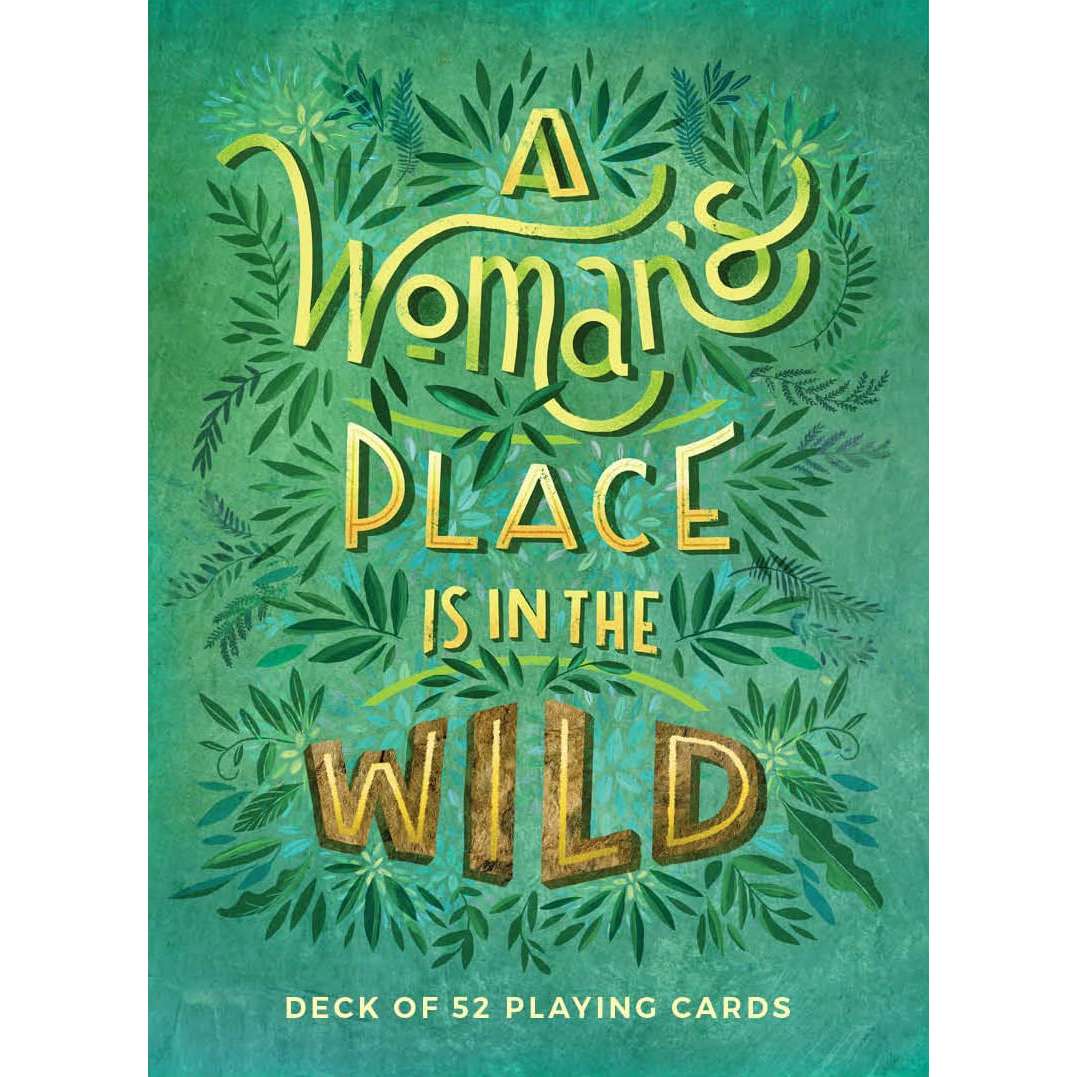 Paradise Clay MOU149 Woman's Place Is in the Wild - Playing Cards