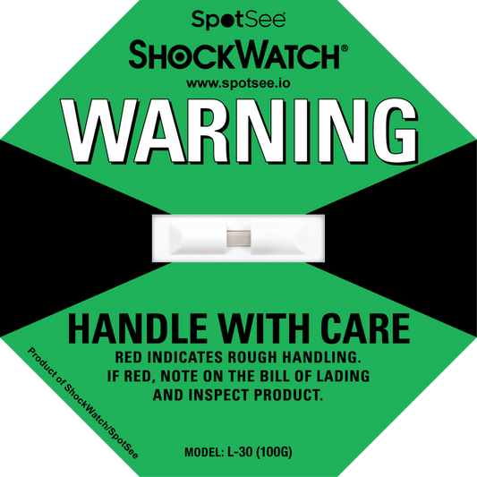 SpotSee 20300 L-35 ShockWatch Label 75G (Orange)