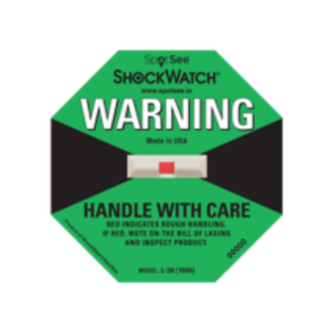 SpotSee 20100 L-30 ShockWatch Label 100G (Green)