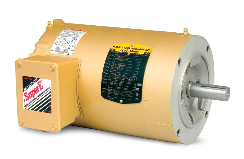 Baldor KENM3454 .25HP, 1750RPM, 3PH, 60HZ, 56C, 3512M, TENV, F1