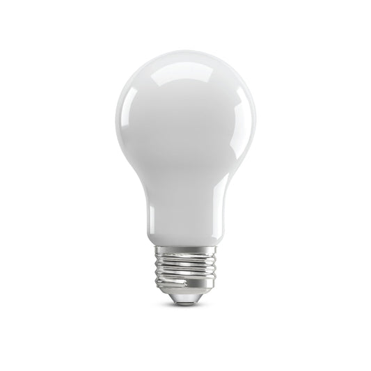 Feit Electric A1940/930CA/FIL/4 5W (40W Equivalent) Bright White (3000K) A19 (E26 Base) Enhance Dimmable Frosted Filament LED Light Bulb (4-Pack)