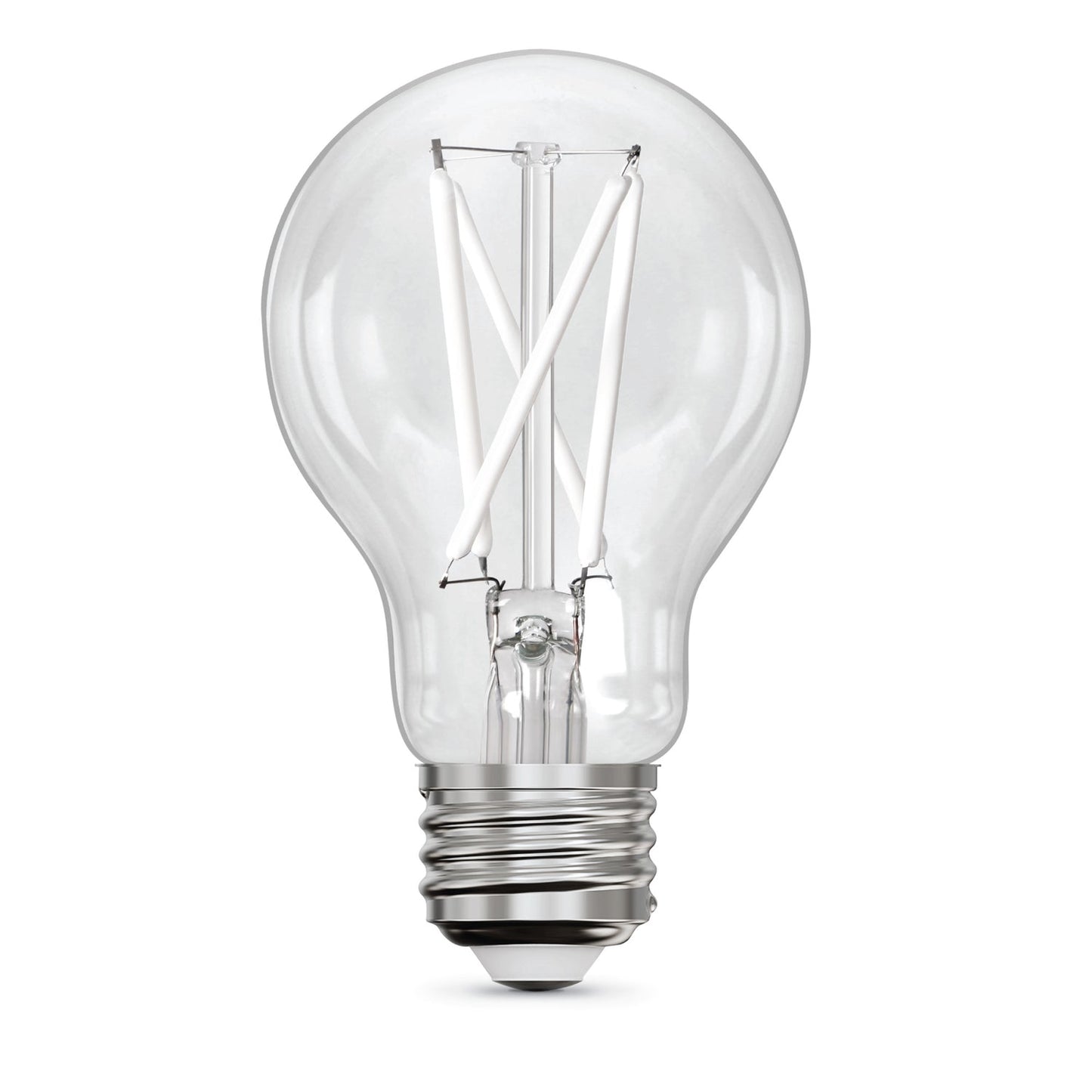 Feit Electric A1960CL950CAWFIL2CAN 8.8W (60W Replacement) Daylight (5000K) A19 (E26 Medium Base) Dimmable Exposed White Filament LED Light Bulb (2-Pack)