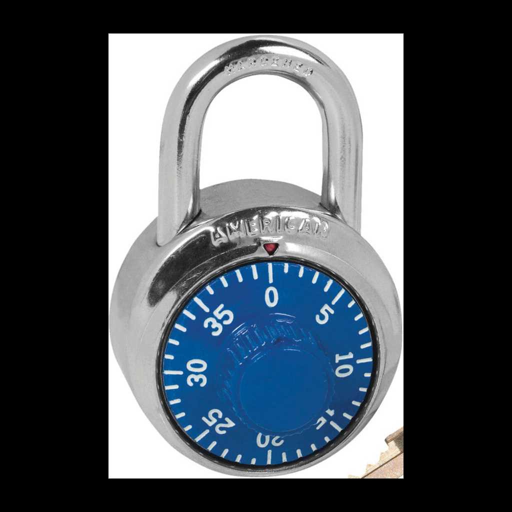 AbilityOne A400K Master Lock Combination Lock W/ Control #452 - 3 Digit - Combination - Hardened Steel Shackle