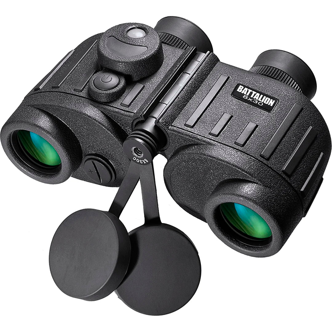 Barska AB11776 8x30mm Battalion Waterproof Range Finding Compass Illuminated Reticle Binoculars