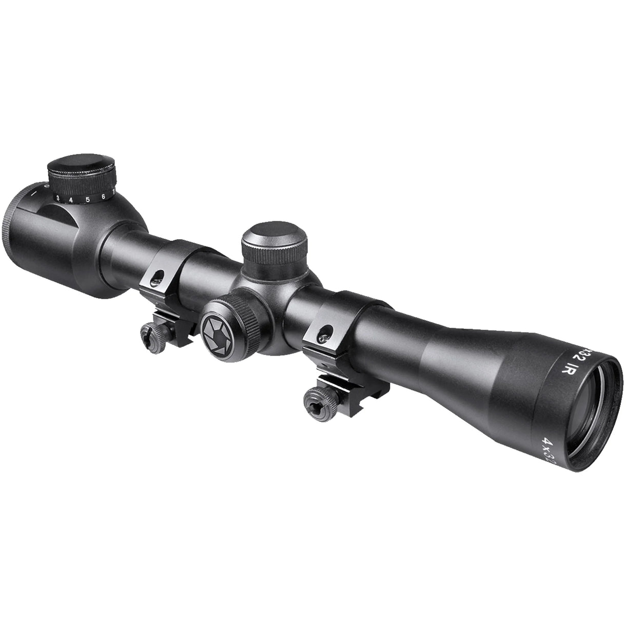 Barska AC10037 4x32mm Plinker-22 IR 30/30 Rifle Scope with Rings