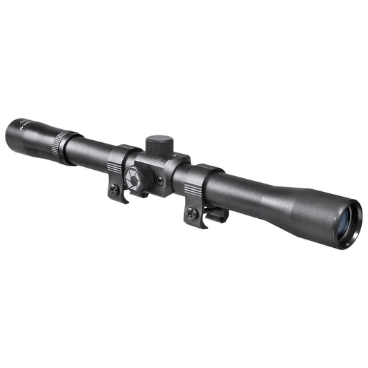 Barska AC10730 4x20mm Rimfire 30/30 Rifle Scope with Rings