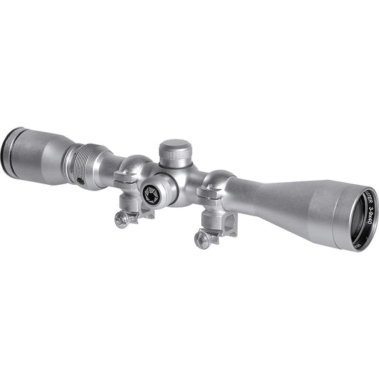 Barska AC11204 3-9x40mm Huntmaster 30/30 Silver Rifle Scope with Rings