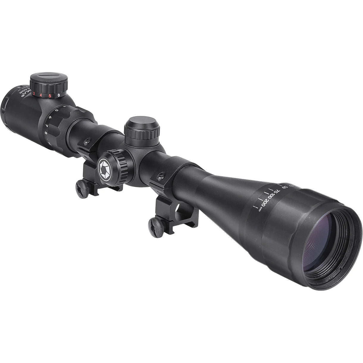 Barska AC13568 4-16x40mm Varmint AO IR Mil-Dot Rifle Scope with Rings