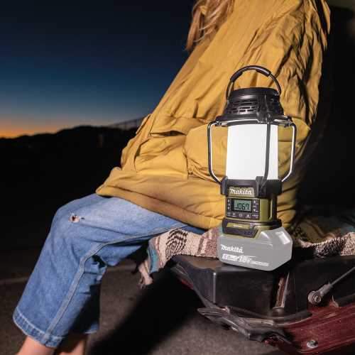 Makita ADRM13 Outdoor Adventure, 18V LXT® Bluetooth® Radio and L.E.D. Lantern, Tool Only