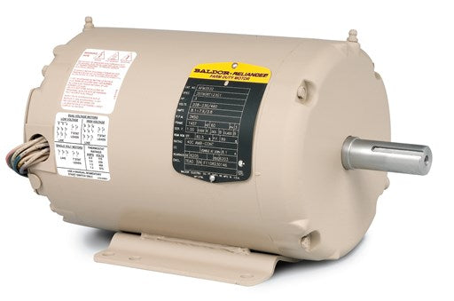 Baldor AFM3528 .75HP, 3450RPM, 3PH, 60HZ, 56Z, 3413M, TEAO, F1