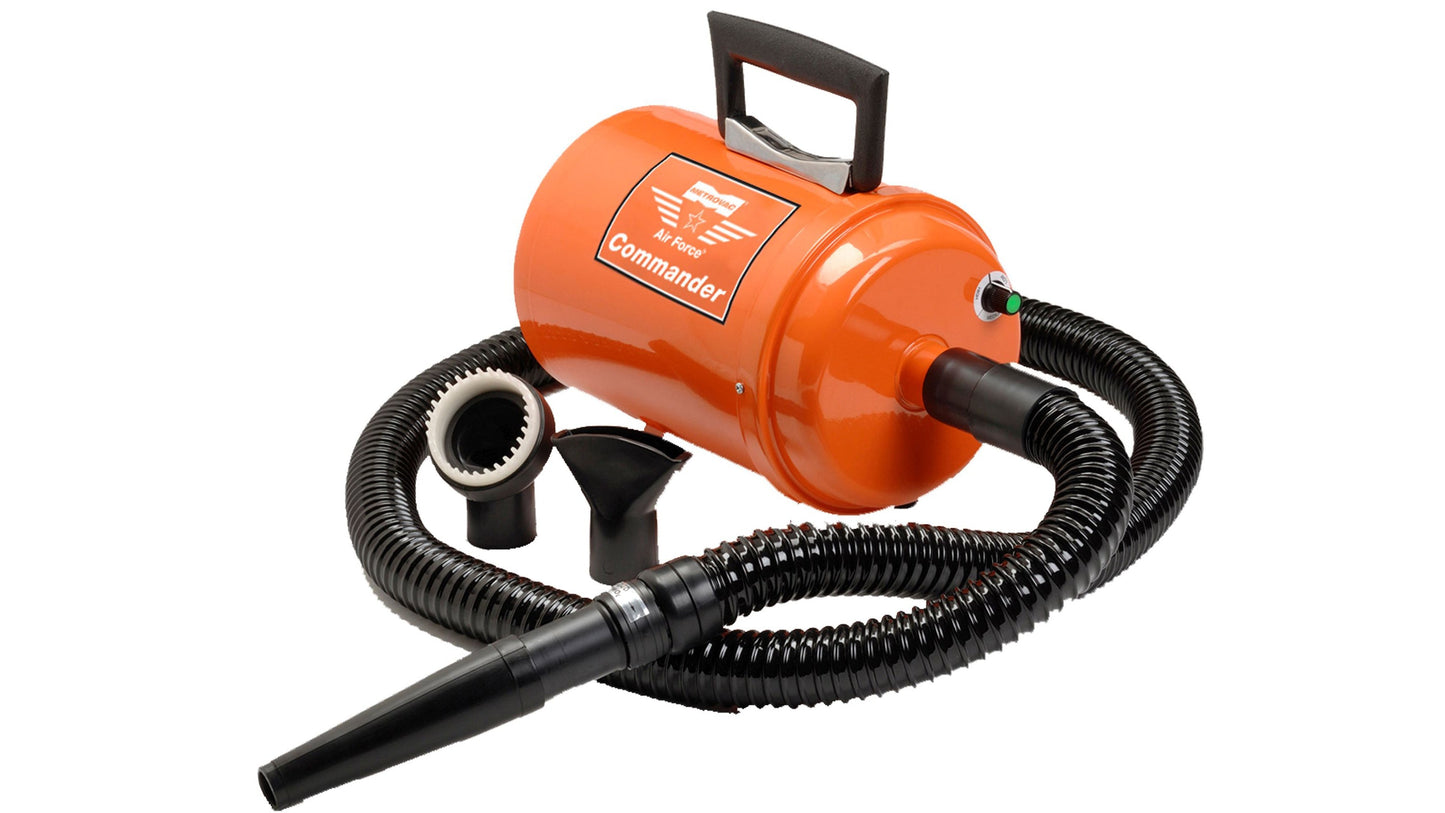 Metrovac 114I-115021 Air Force Commander Variable Speed Dryer - Orange 220V / Euro