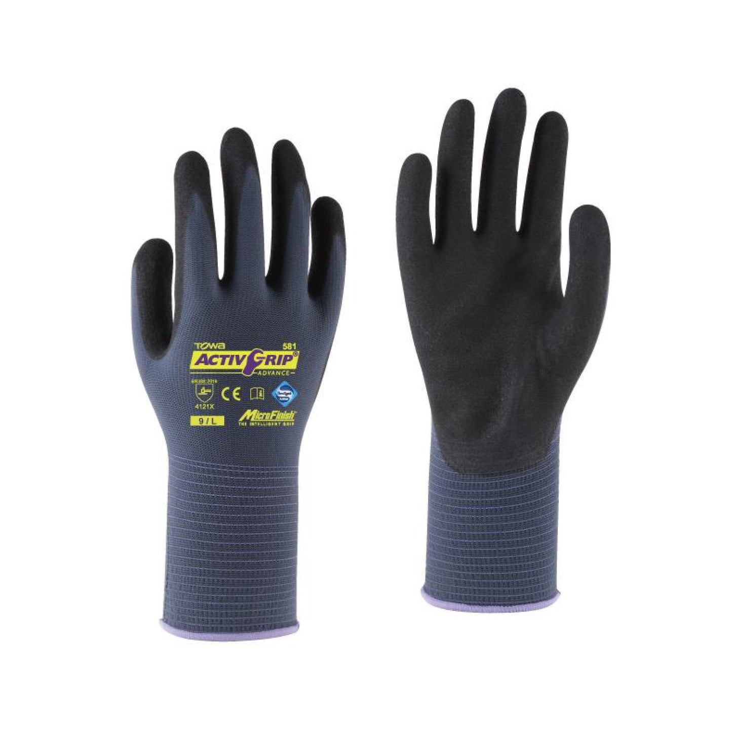 Cordova Safety AG581XL ActivGrip™ by TOWA, MicroFinish® Coated Machine Knits