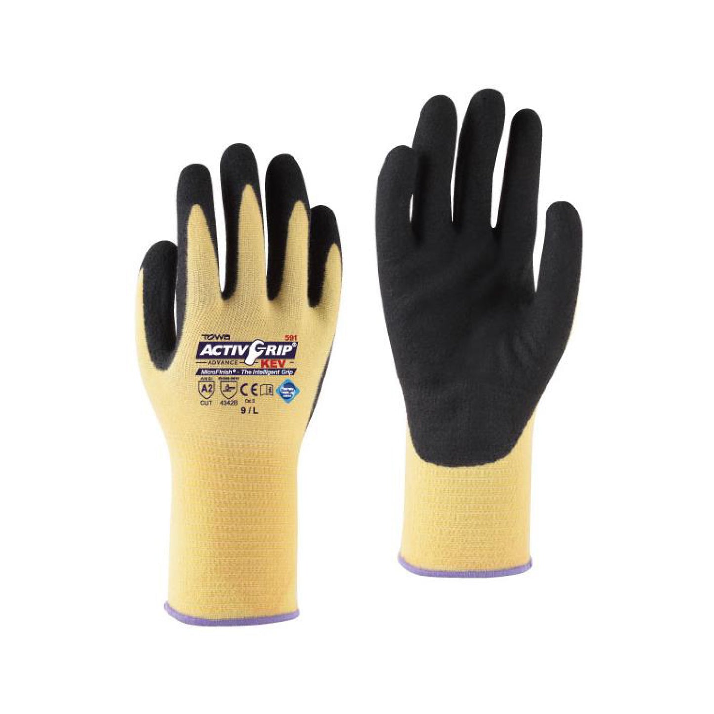 Cordova Safety AG591S ActivGrip™ by TOWA, MicroFinish® Coated Machine Knits