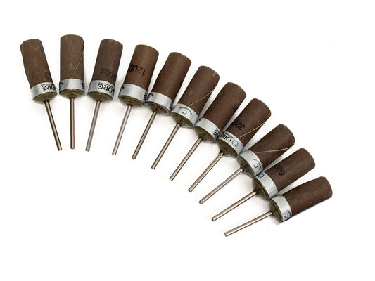 Foredom AK12154 Asstt, 11, Sandpaper Roll, Mounted, 3/32" Shank