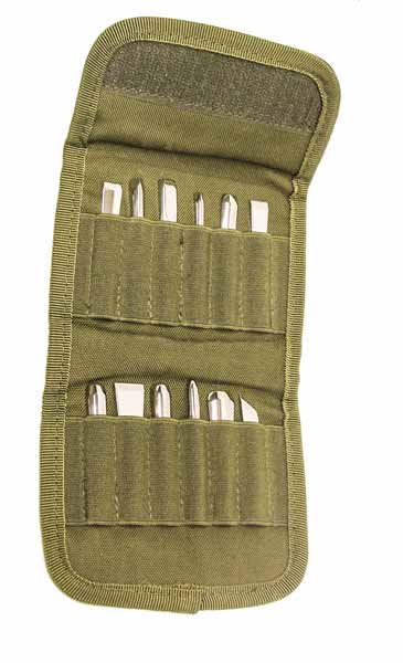 Foredom A-KC500 Chisel Pouch, Foredom, 12Pc.
