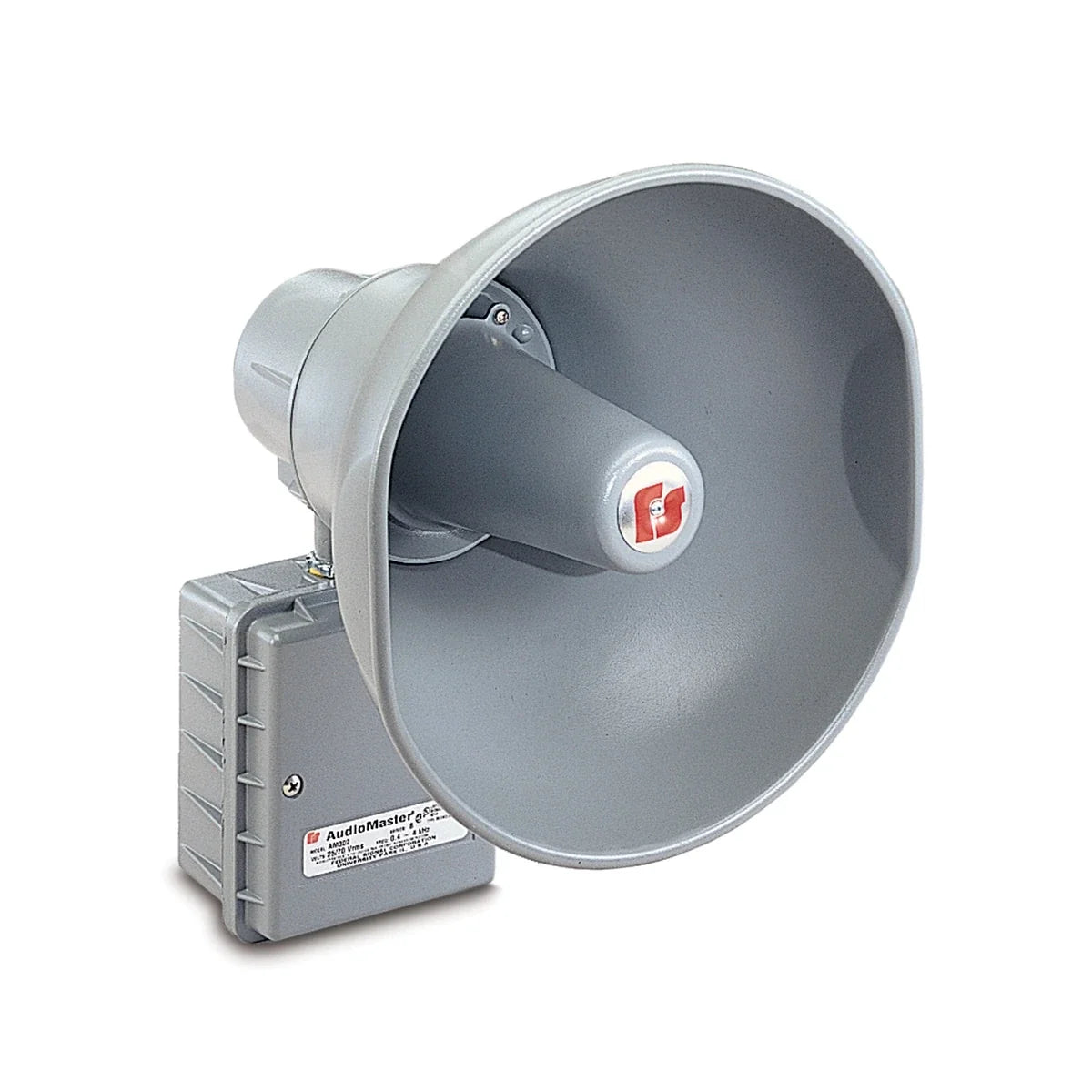 Federal Signal AM302GCX And AM302GCX AudioMaster® Public Address Hazardous Location Speakers, Gray